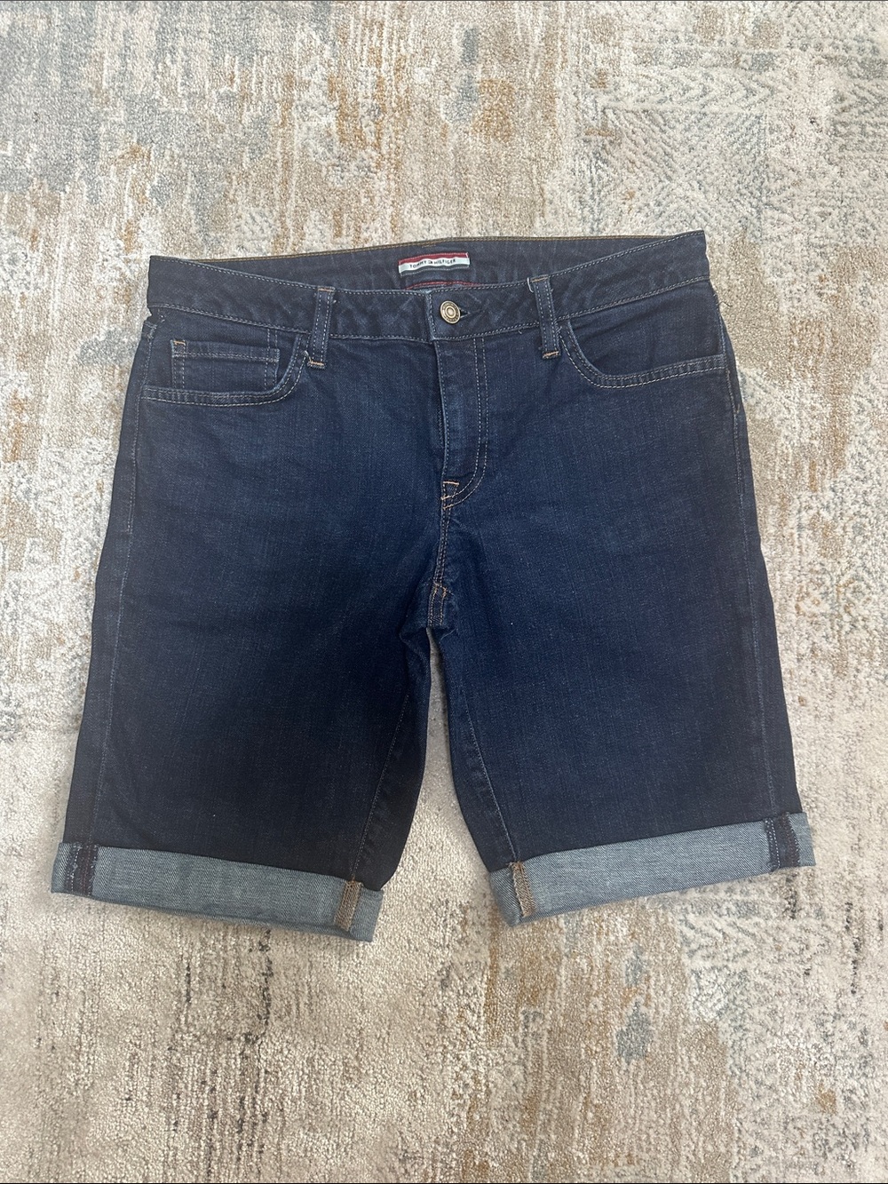Tommy Hilfiger Dark Blue Denim Jean Shorts
